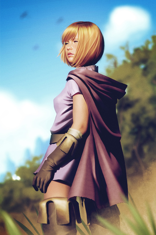 Ilustração de lindas super-heroínas por Leandro Franci