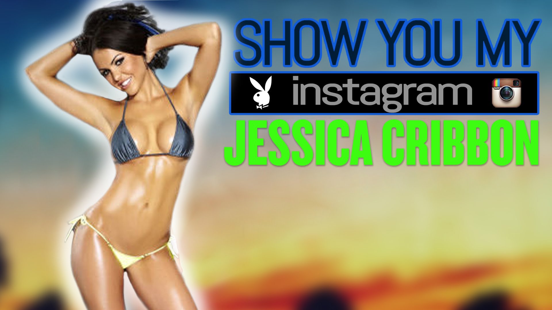 Jessica Cribbon apresentando o seu instagram