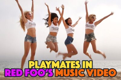 Making of das Playmates no novo clipe do Red Foo