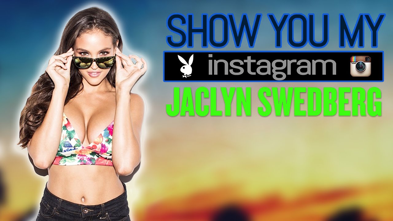 Jaclyn Swedberg mostrando o seu Instagram