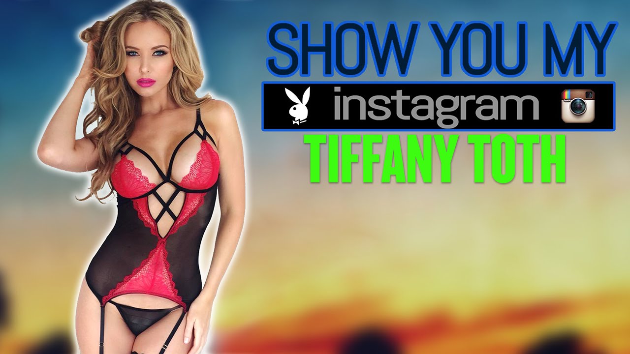 Tiffany Toth apresentando o seu instagram
