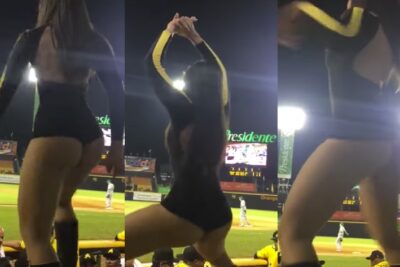 Cheerleader de partida da MLB fazendo twerking é sensacional