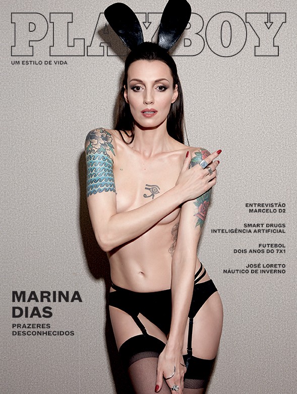 Marina Dias na Playboy bimestral de Junho/Julho